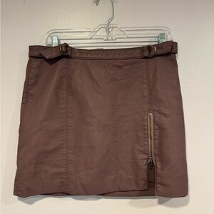 Soft‎ purple leather free people skirt